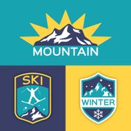 Winter Mountain Ski