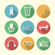 Vector icons for freelance and business N7