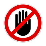 Stop Hand Symbol N2