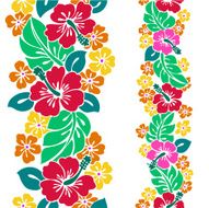 pattern of Hibiscus N51