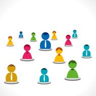 colorful people group