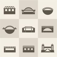Vector bridge icon N4
