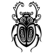 Vector Beautiful Beetle N9