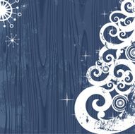 Christmas old wood background