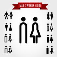 man and woman signs N2