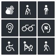 Disability Icons Set N2