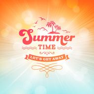 Summer Sunlight Burst Background