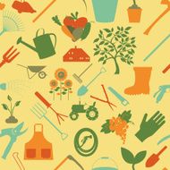 Gardening background Seamless Pattern N3