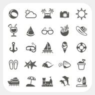 Summer Icons Set N11