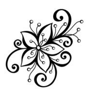 Beautiful Decorative Flower (Vector) N8