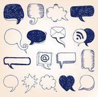 Hand-drawn speech bubble illustration N2