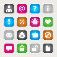 Multicolor Icons - Web N2