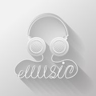 white headphones