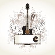 wings with guitar