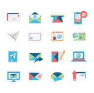 Email icon set N2