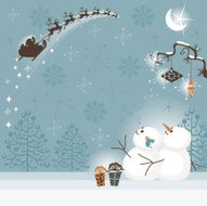 Santa and the Snowmen