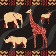 African Animals N19