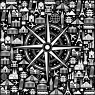 black background Travel