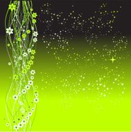 Abstract flowing background