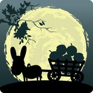 Little donkey has a lot to do before Thanksgiving!