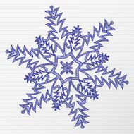 drawing snowflake