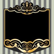 Decorative vector frame N5