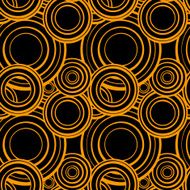 Abstract geometric seamless pattern with circles N15