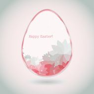 Easter egg pink pale greeting card flower petal