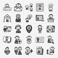 doodle people icons N5