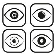 Eye icon - four variations