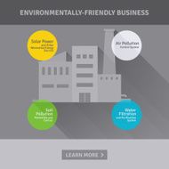 Concept of environmentally-friendly industrial factory
