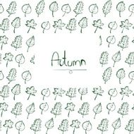 Autumn leaves pattern N19