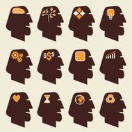 icon on head