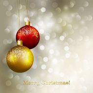 Christmas decoration with balls