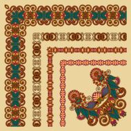 rectangle ornate frame N7