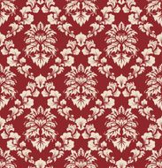 seamless damask pattern N183