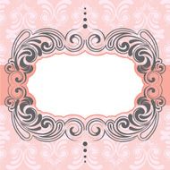 Pink frame design