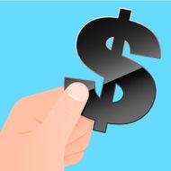 hand with dollar symbol N2