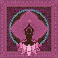 Pink Yoga Figure