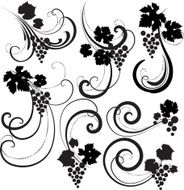 Grape decorative ornaments N2