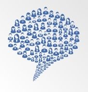 Social media user speech bubble N4