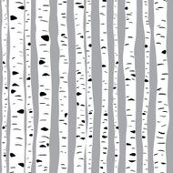 Birches in vector N7