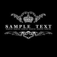 Decorative Vintage Ornate Banner N7