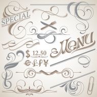 Fancy Decor for Menu