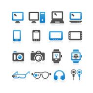 Electronic product icon set N4