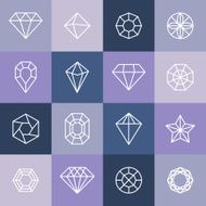 Vector diamonds and gems