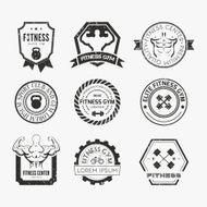 Fitness and Sport Gym Logos N3