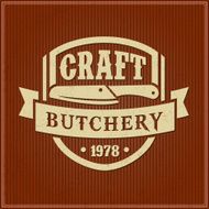 Labels of butcher shop N65
