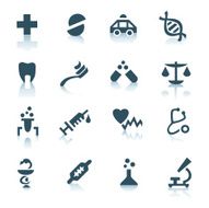 Gray medicine icons
