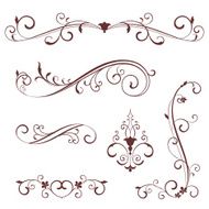 vector scroll set